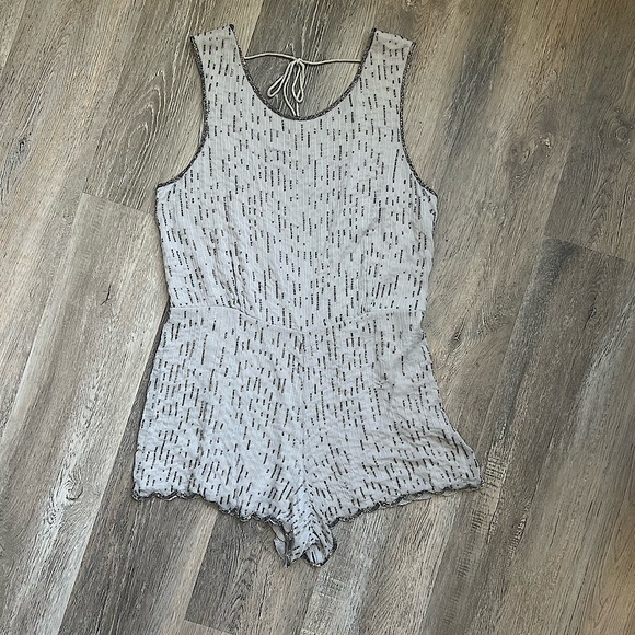 ❌N/A❌ Free People beaded romper - Picture 4 of 15